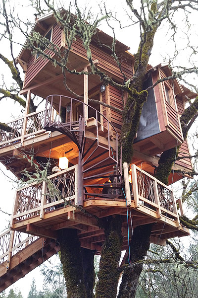 The Sushi D & B Tree House - Cave Junction, OR by the Tree House Guys, DIY network
