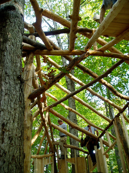 Mt. Airy Forest Park Cincinnati, Ohio - accessible tree house by the Treehouse Guys, LLC