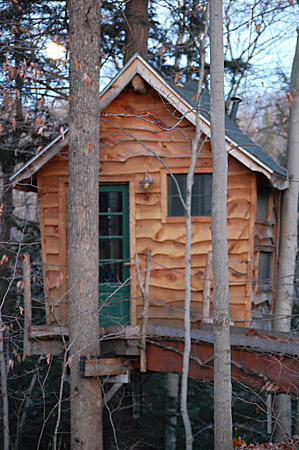 backyard tree house by The Treehouse Guys, LLC Vermont