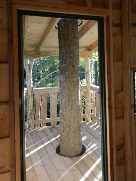 backyard treehouse by The Treehouse Guys, LLC