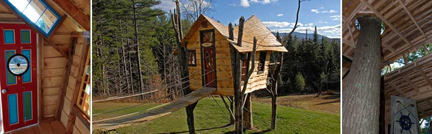 backyard tree houses by The treehouse Guys, LLC Vermont