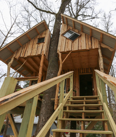 Fort White by the Tree House Guys, DIY network
