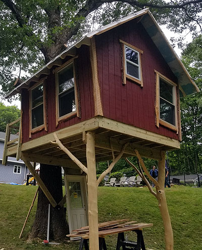 custom tree house by The Treehouse Guys, LLC based in Warren Vermont - design and building tree houses everywhere