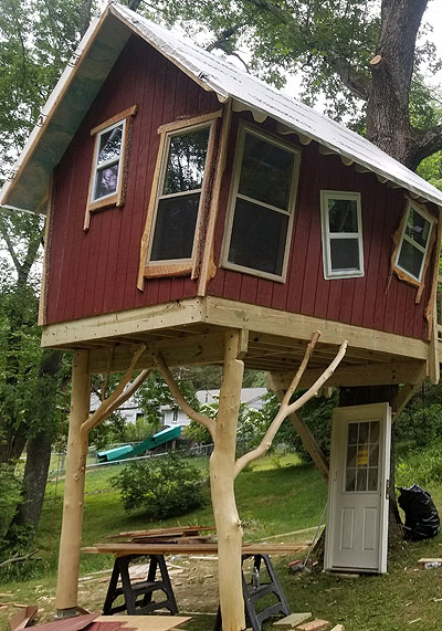 custom tree house by The Treehouse Guys, LLC based in Warren Vermont - design and building tree houses everywhere