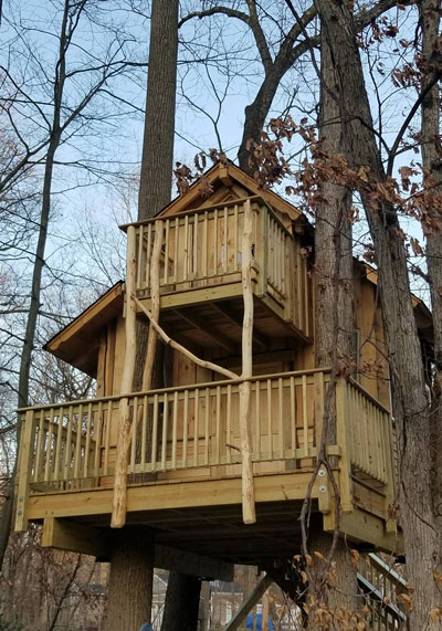 The Treehouse Guys - custom backyard tree house design and build