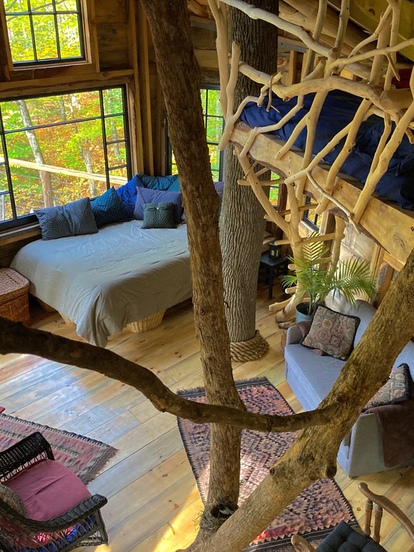 Bliss Ridge backyard treehouse by The Treehouse Guys based in Vermont
