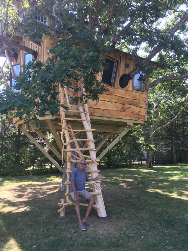 custom design and build tree house by The Treehouse Guys