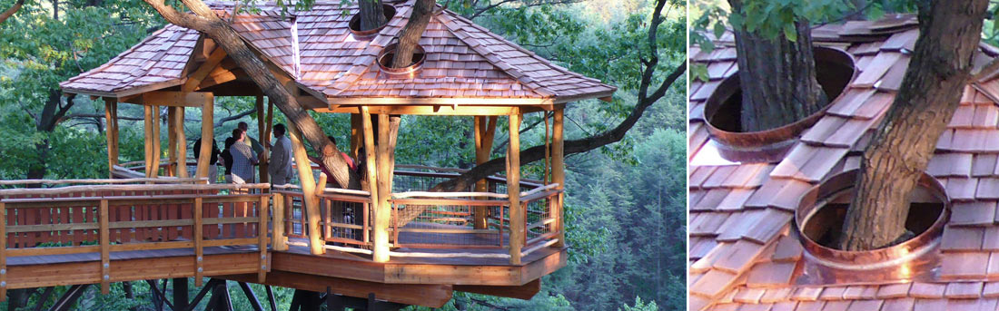 public park universally accessible treehouses by the Treehouse Guys, LLC Vermont